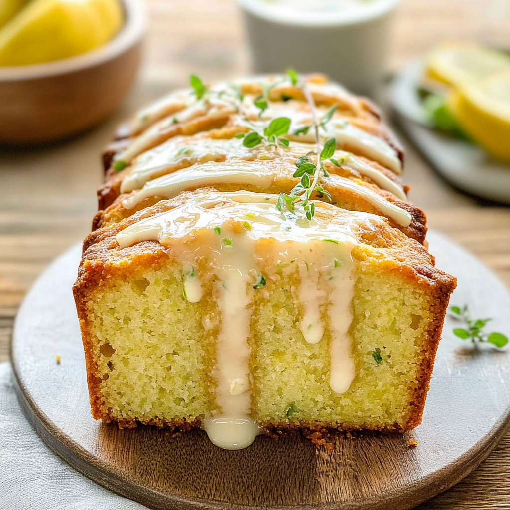 Recipe preparation for Lemon Zucchini Bread