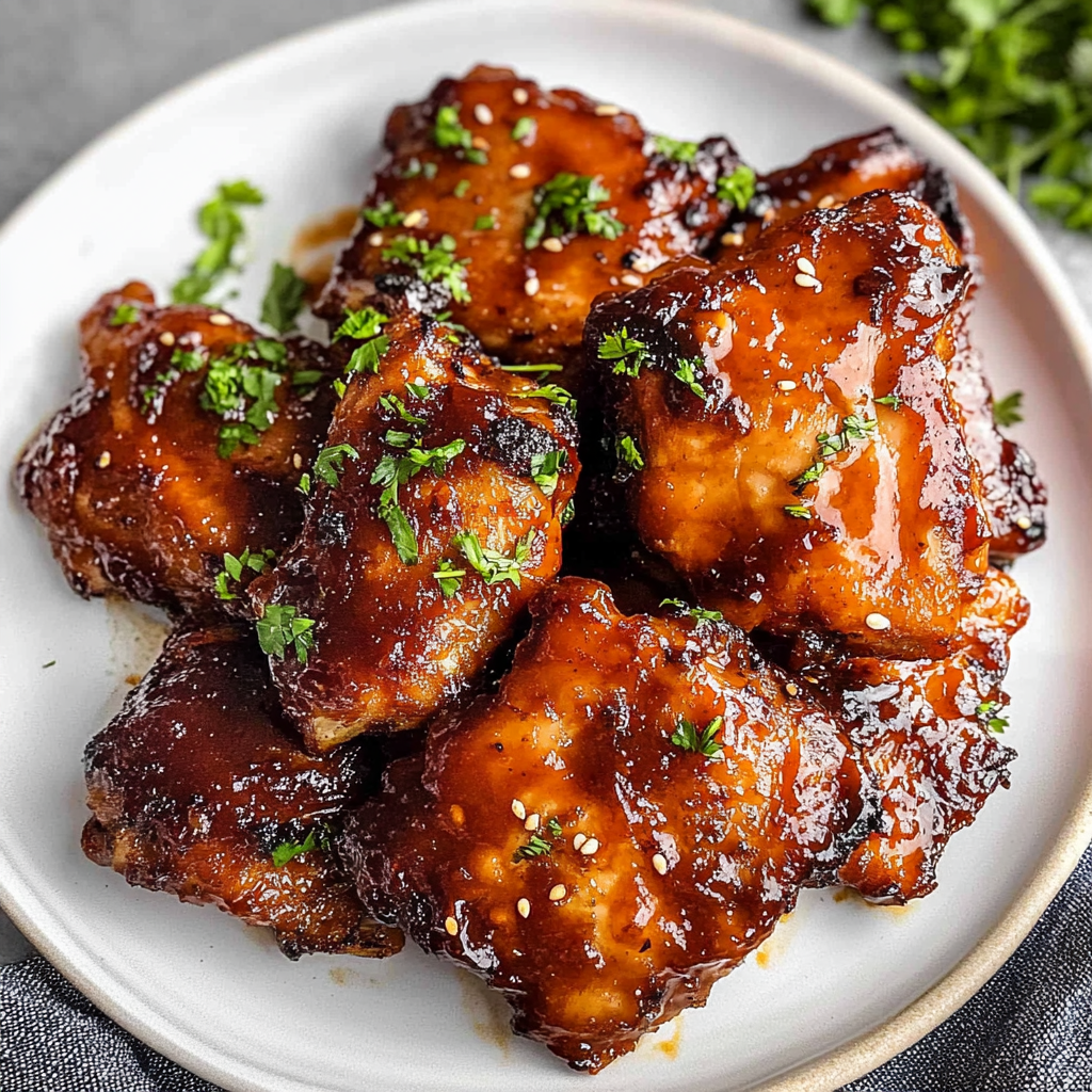 Recipe preparation for Grilled BBQ Boneless Chicken Thighs