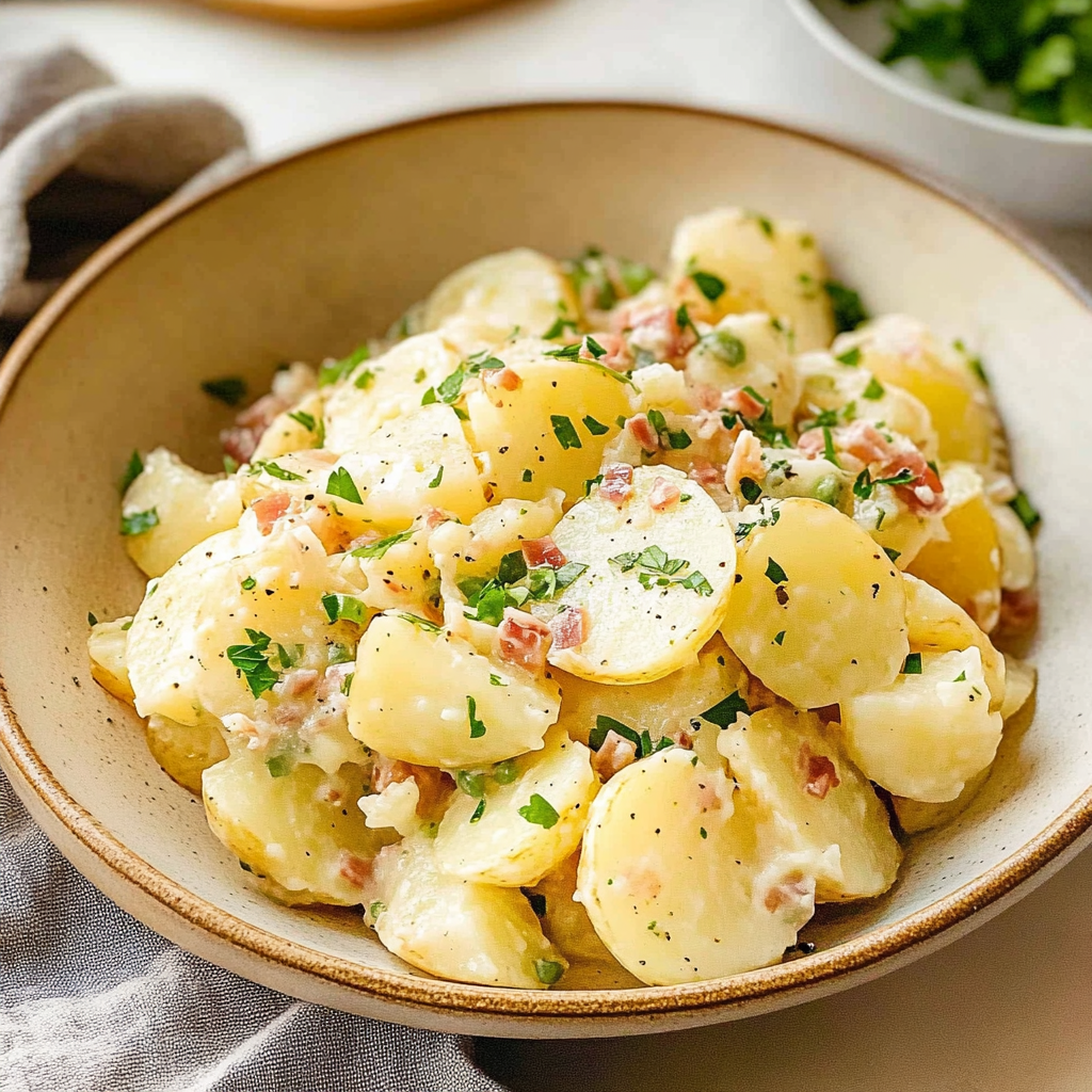Recipe preparation for Potato Salad