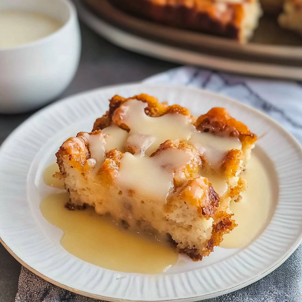 Recipe preparation for Classic Bread Pudding Sauce
