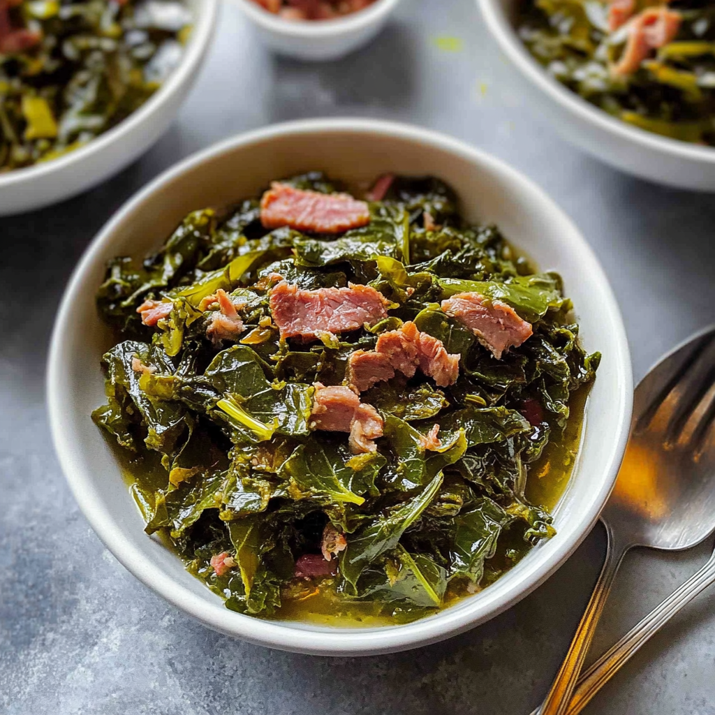Recipe preparation for Southern Collard Greens Classic