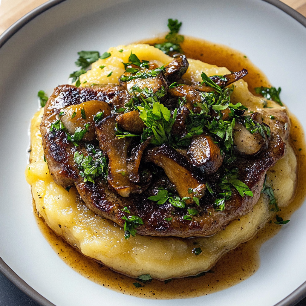 Recipe preparation for Lion's Mane Mushroom Steaks