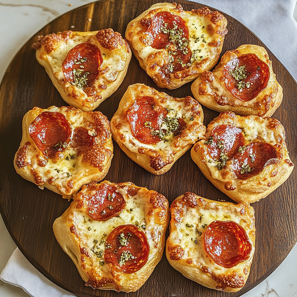 Recipe preparation for Easy Pizza Cupcakes
