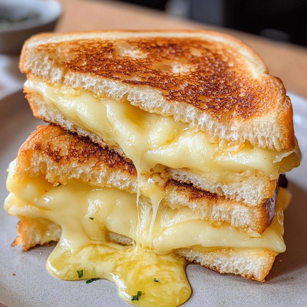 Recipe preparation for Air Fryer Grilled Cheese Recipe
