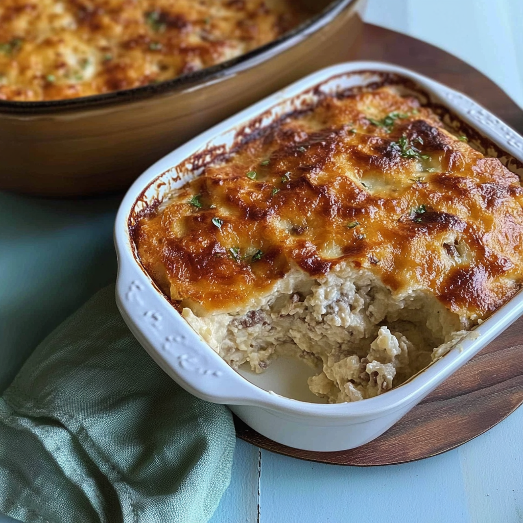 Recipe preparation for Chicken Divan Casserole