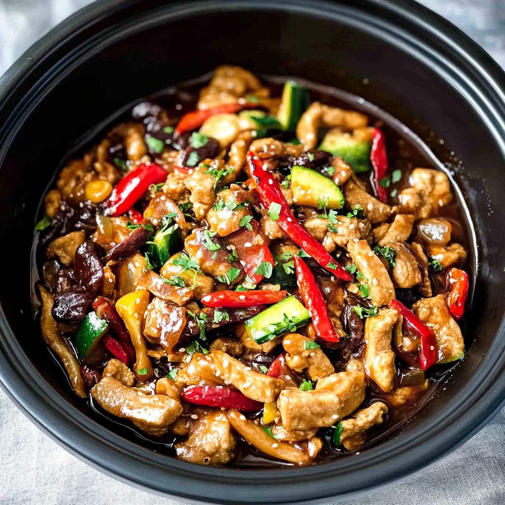 Recipe preparation for Slow Cooked Stir Fry