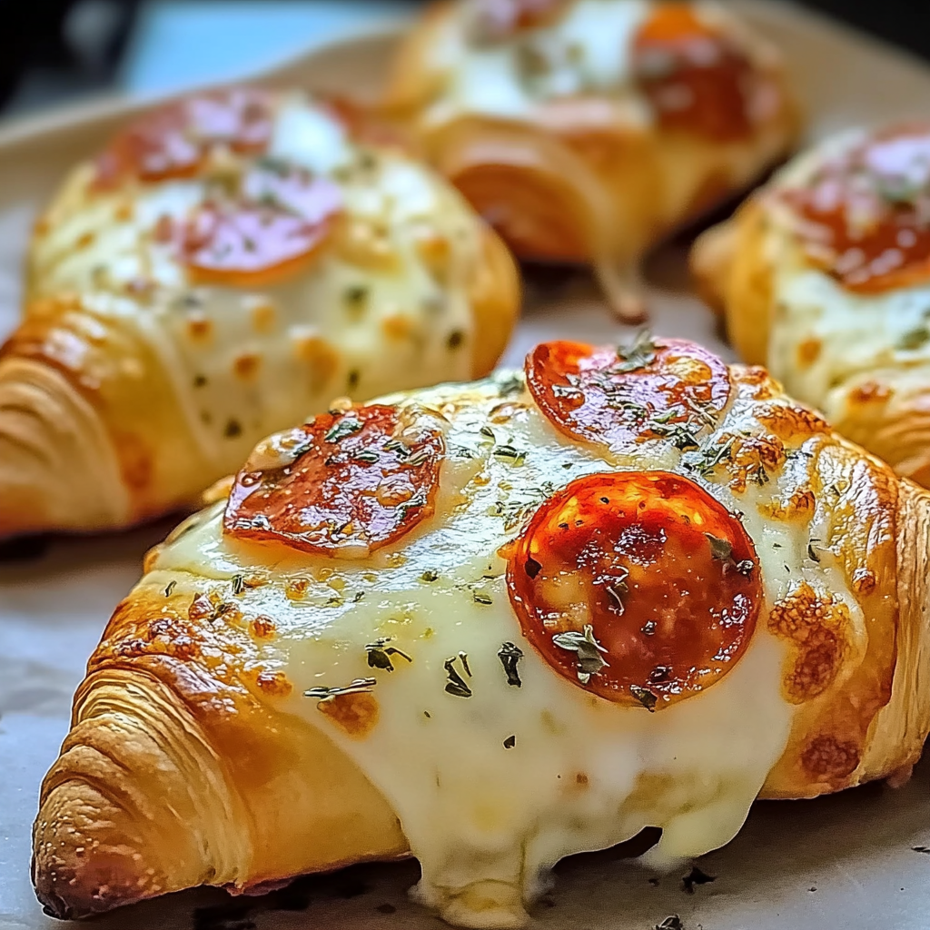 Recipe preparation for Tasty Mozzarella Pepperoni Croissant Rolls