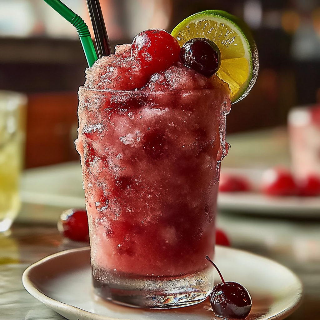 Recipe preparation for Frozen Cherry Coke Slushies