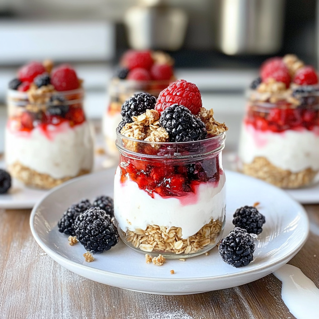 Recipe preparation for Fruity Yogurt Parfaits – Sweet School Lunch Ideas
