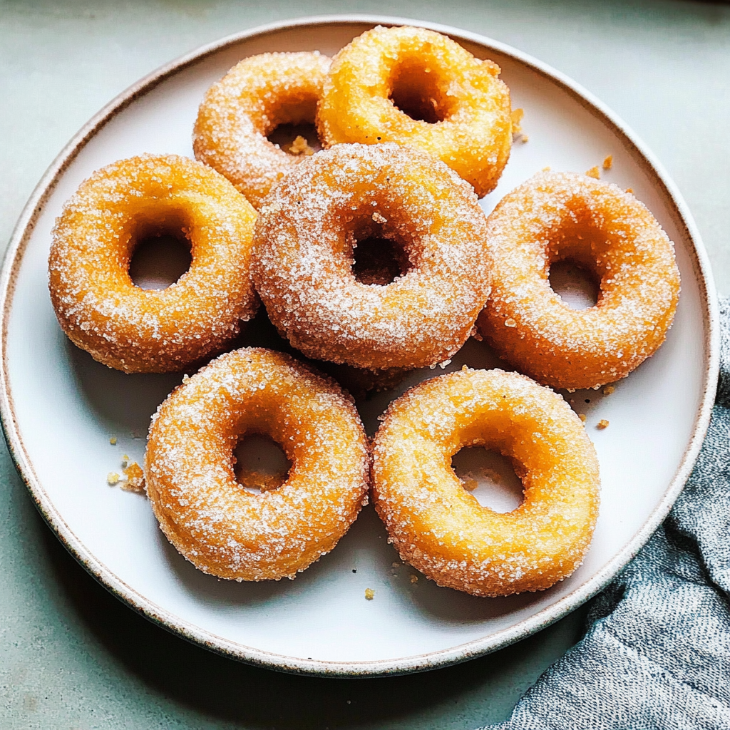 Recipe preparation for Mini Apple Cider Donuts