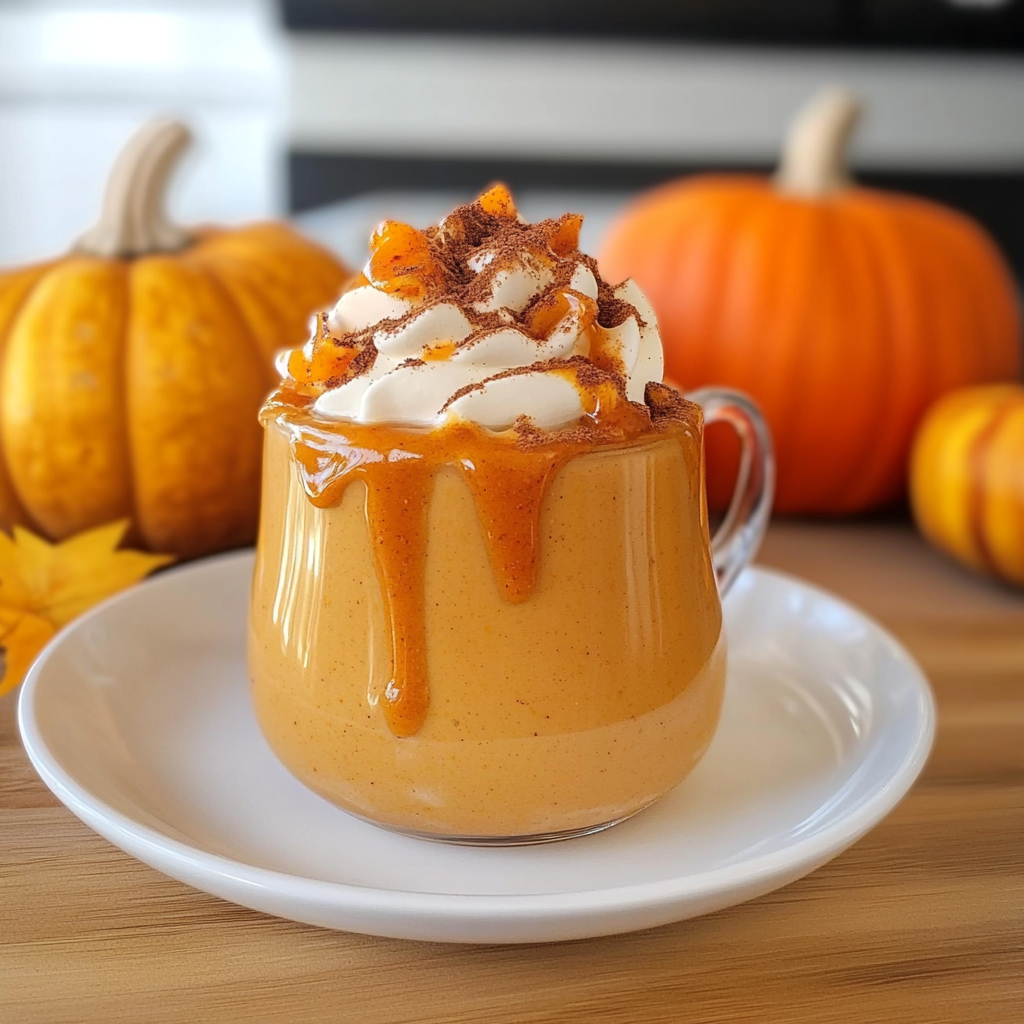Recipe preparation for Pumpkin Spice Protein Shake