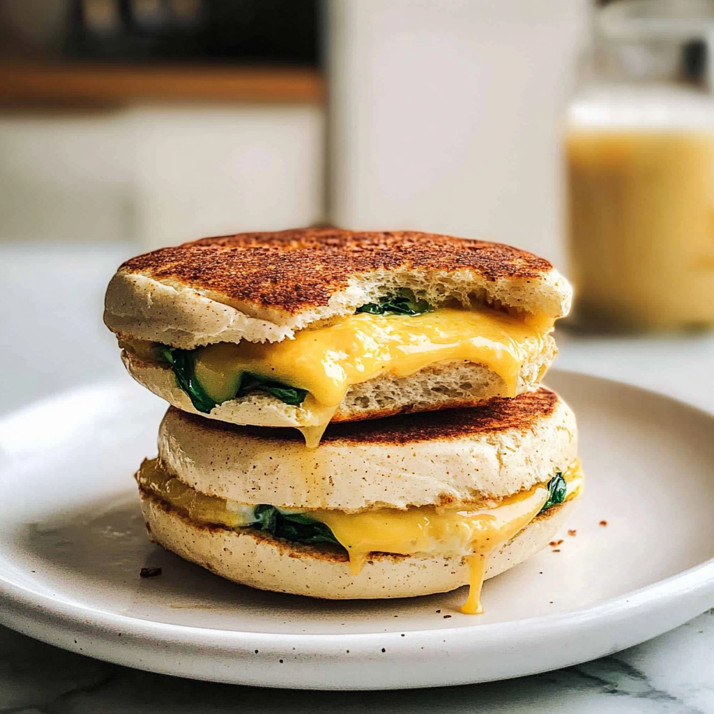 Recipe preparation for Egg English Muffin