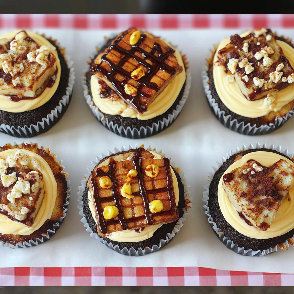 Recipe preparation for Grilled Cupcakes