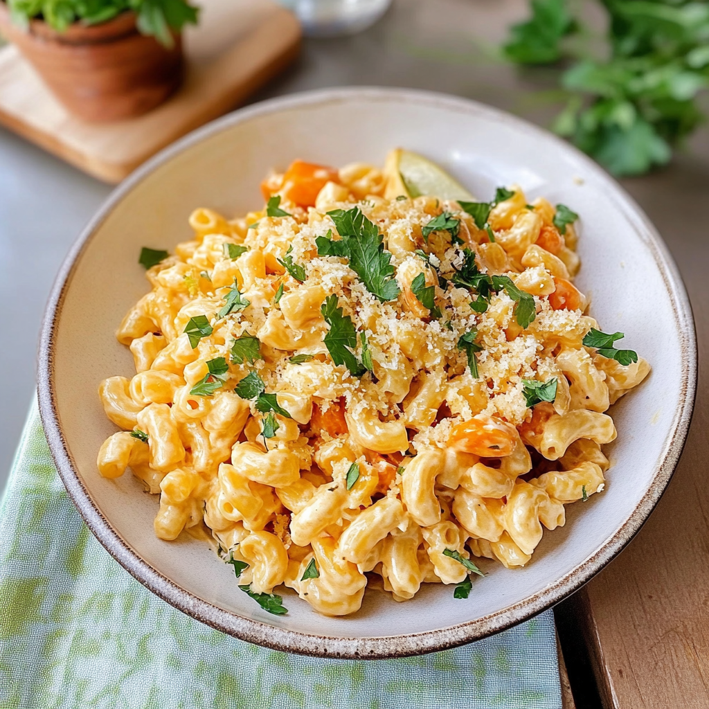 Recipe preparation for Hawaiian Macaroni Salad