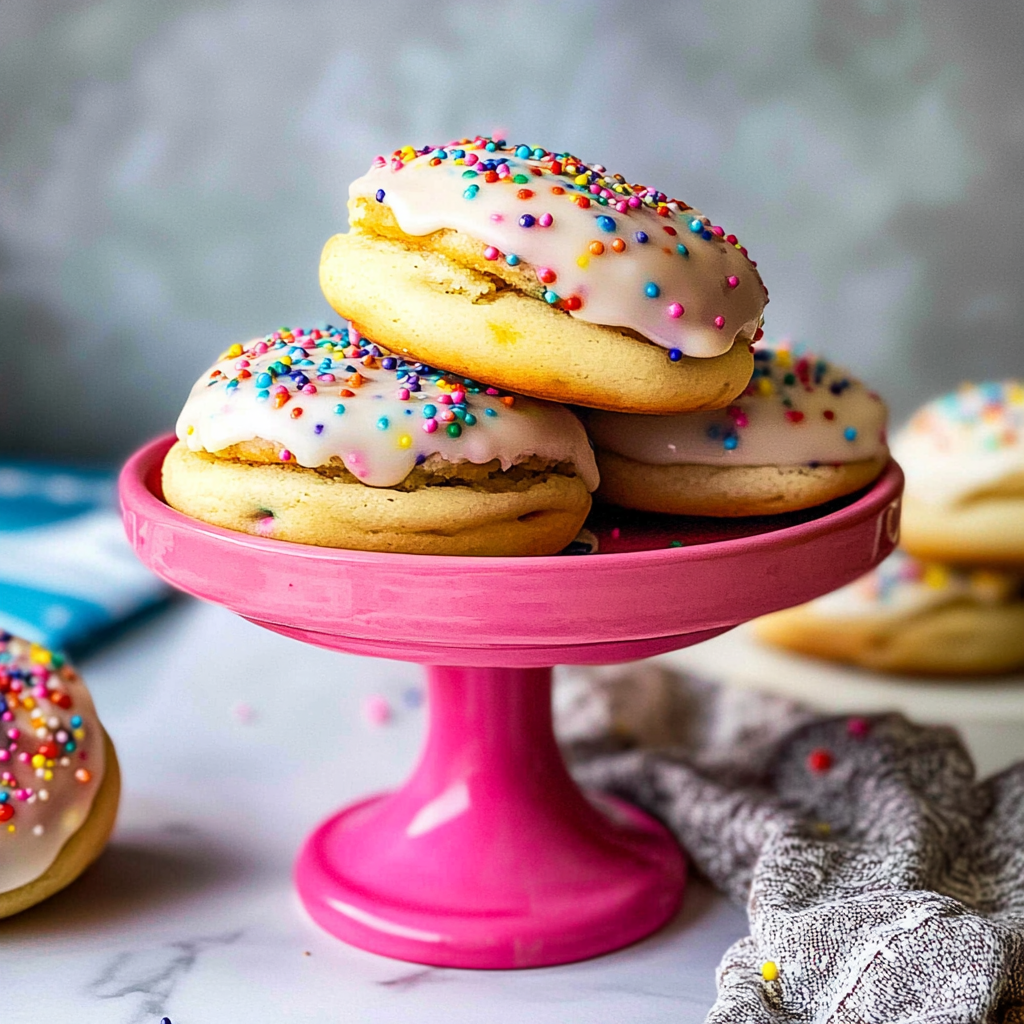Recipe preparation for Funfetti Whoopie Pies
