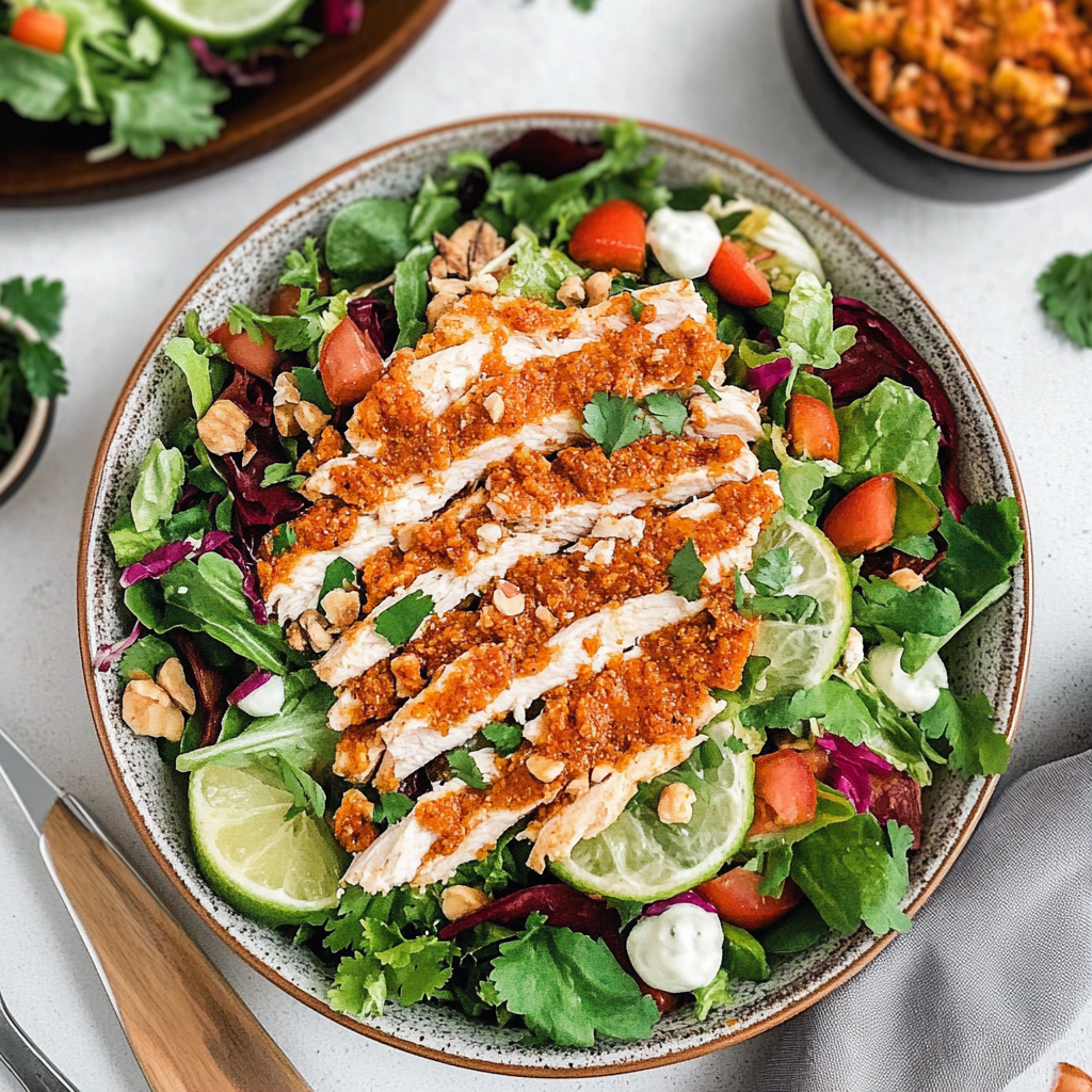 Recipe preparation for Buffalo Chicken Salad