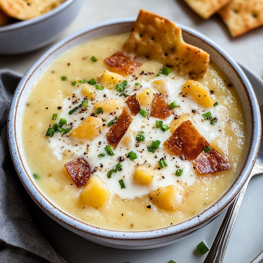 Recipe preparation for Crock Pot Crack Potato Soup