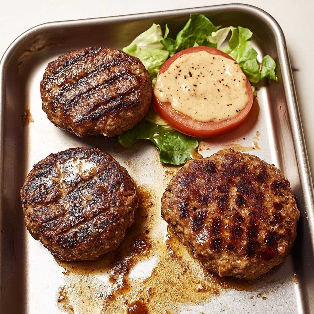 Recipe preparation for Perfectly Juicy Burger Patties