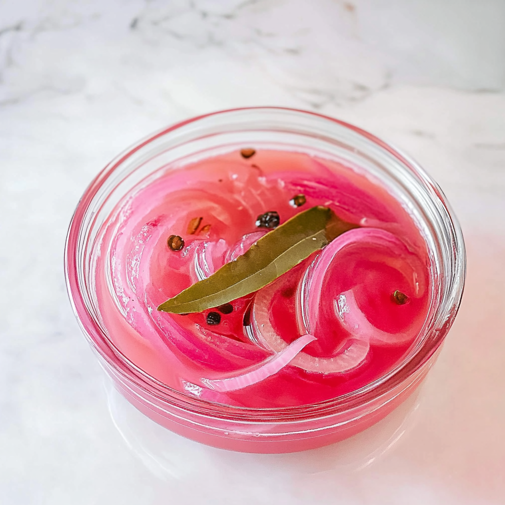 Recipe preparation for Pickled Red Onions