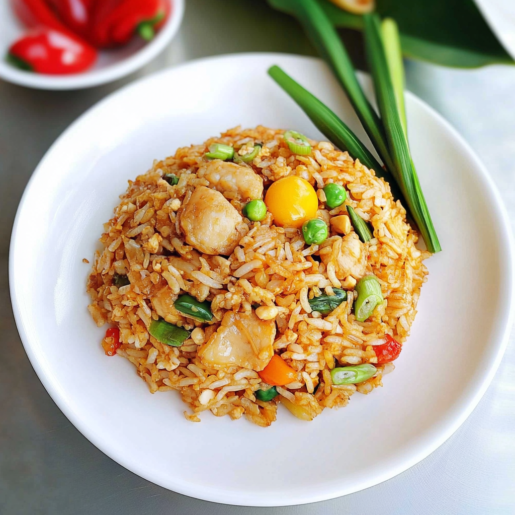 Recipe preparation for Khao Pat - Thai Fried Rice
