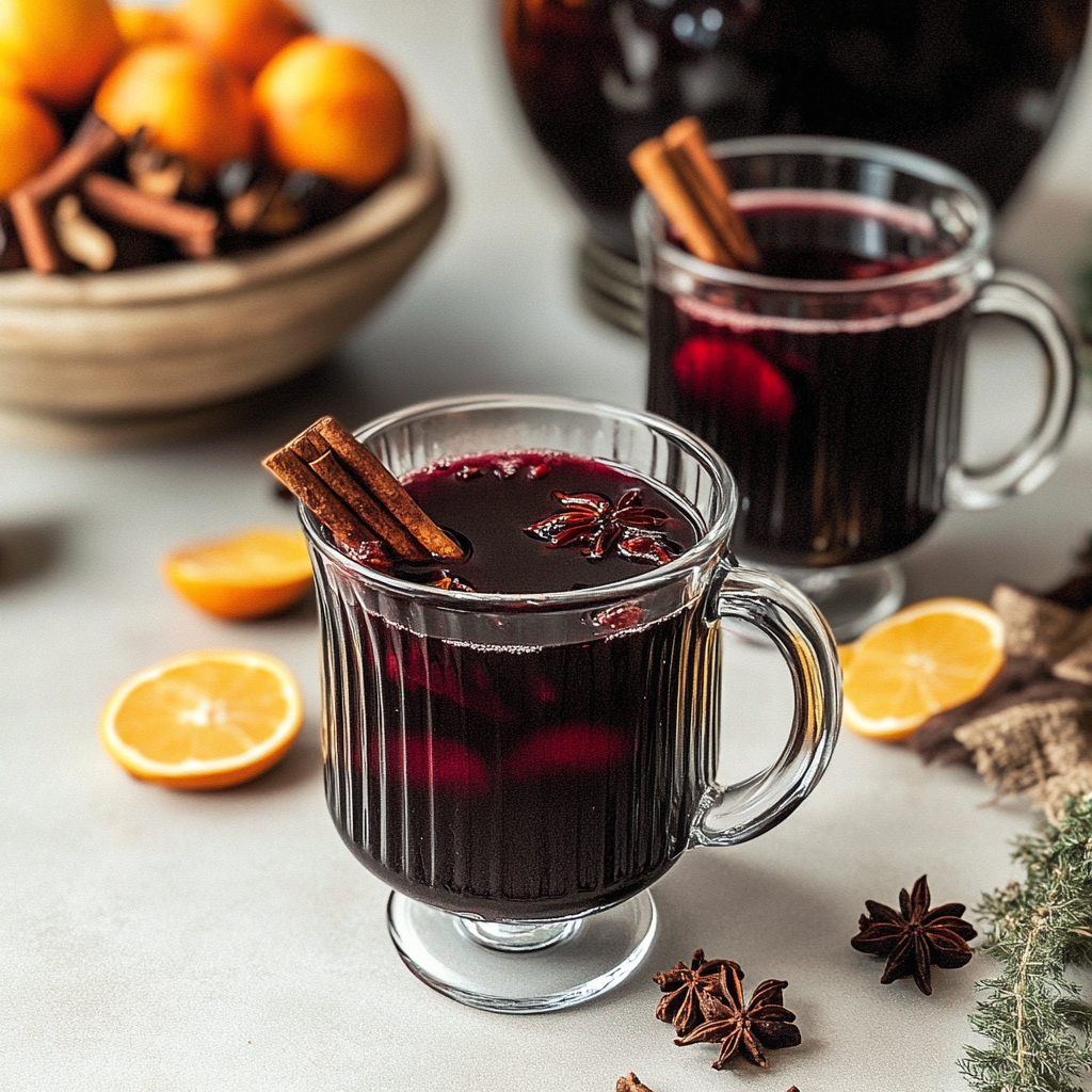 Recipe preparation for Mulled Wine Recipe