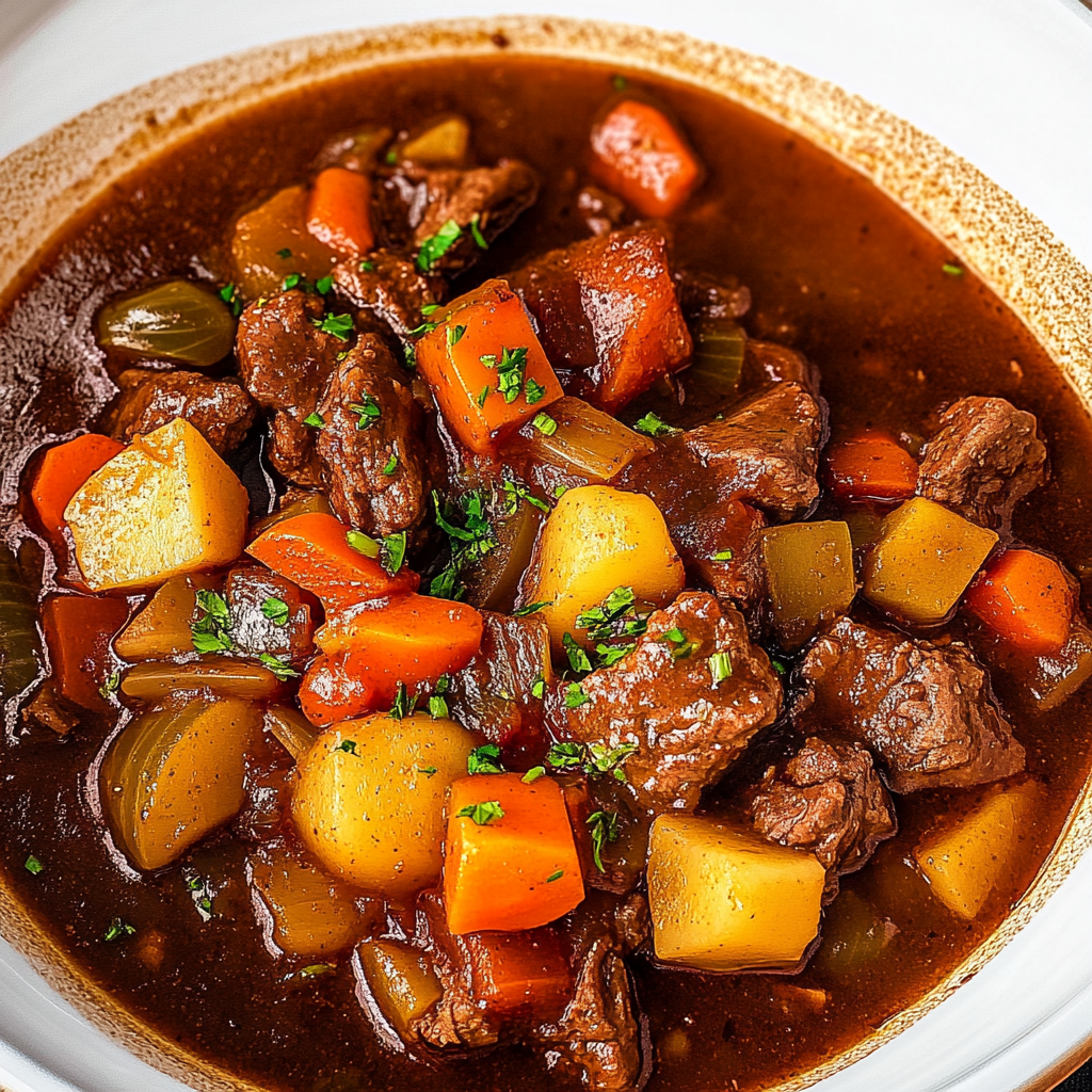 Recipe preparation for Crock Pot Beef Stew