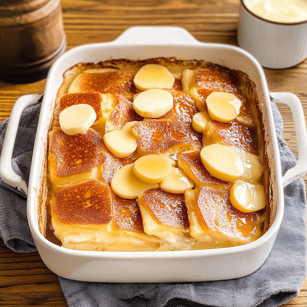 Recipe preparation for Pancake Casserole