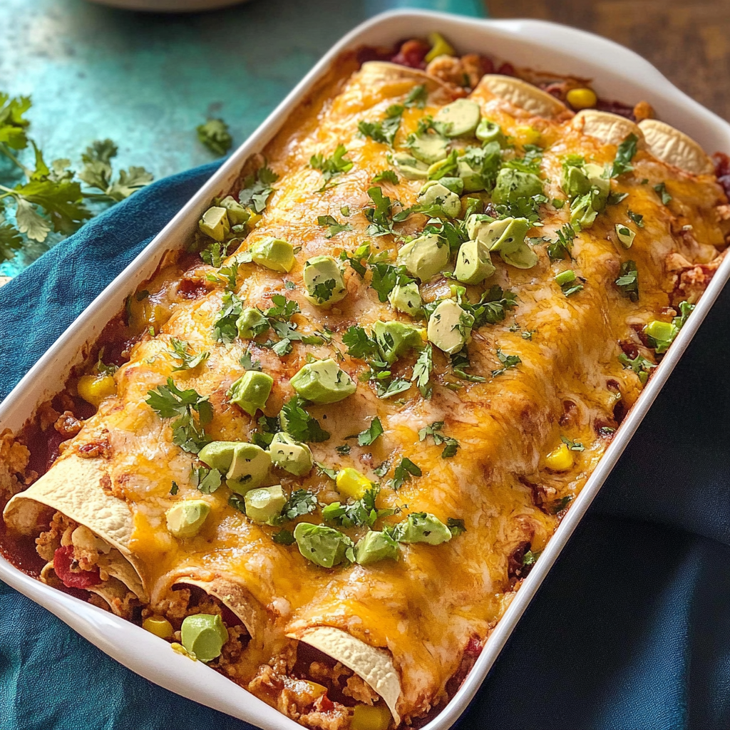 Recipe preparation for Breakfast Enchiladas