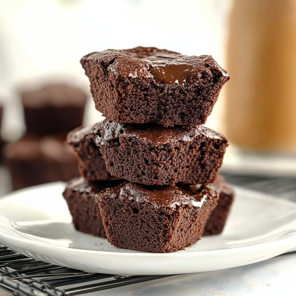 Recipe preparation for Fudgy Espresso Brownie Bites