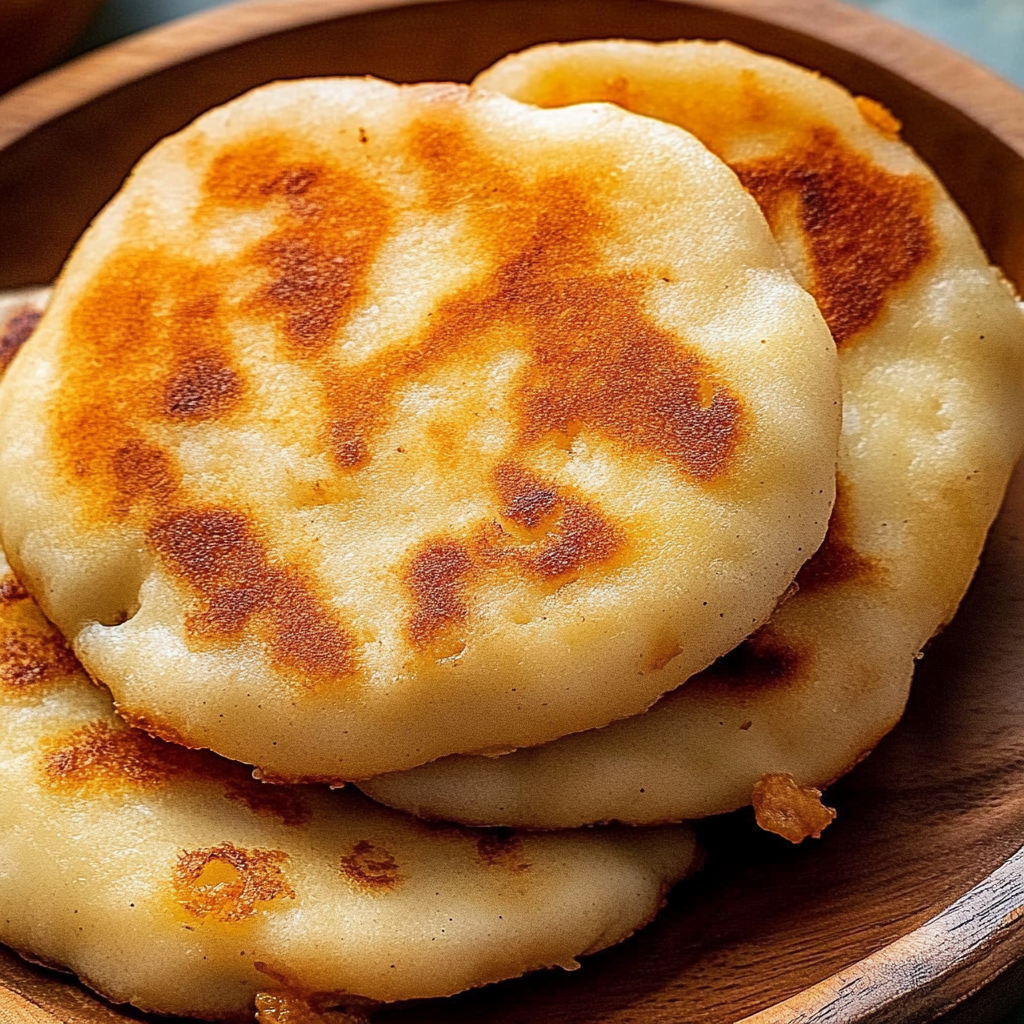 Recipe preparation for Best Arepas con Queso