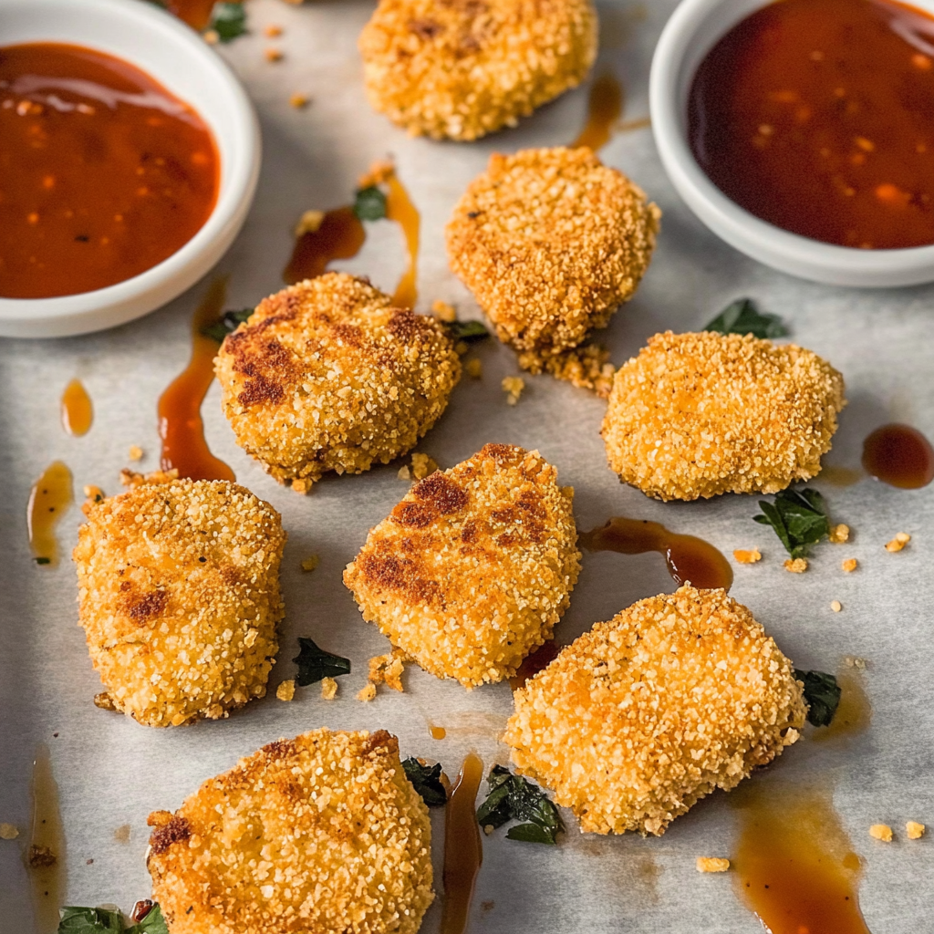 Recipe preparation for Chickpea Vegetable Nuggets
