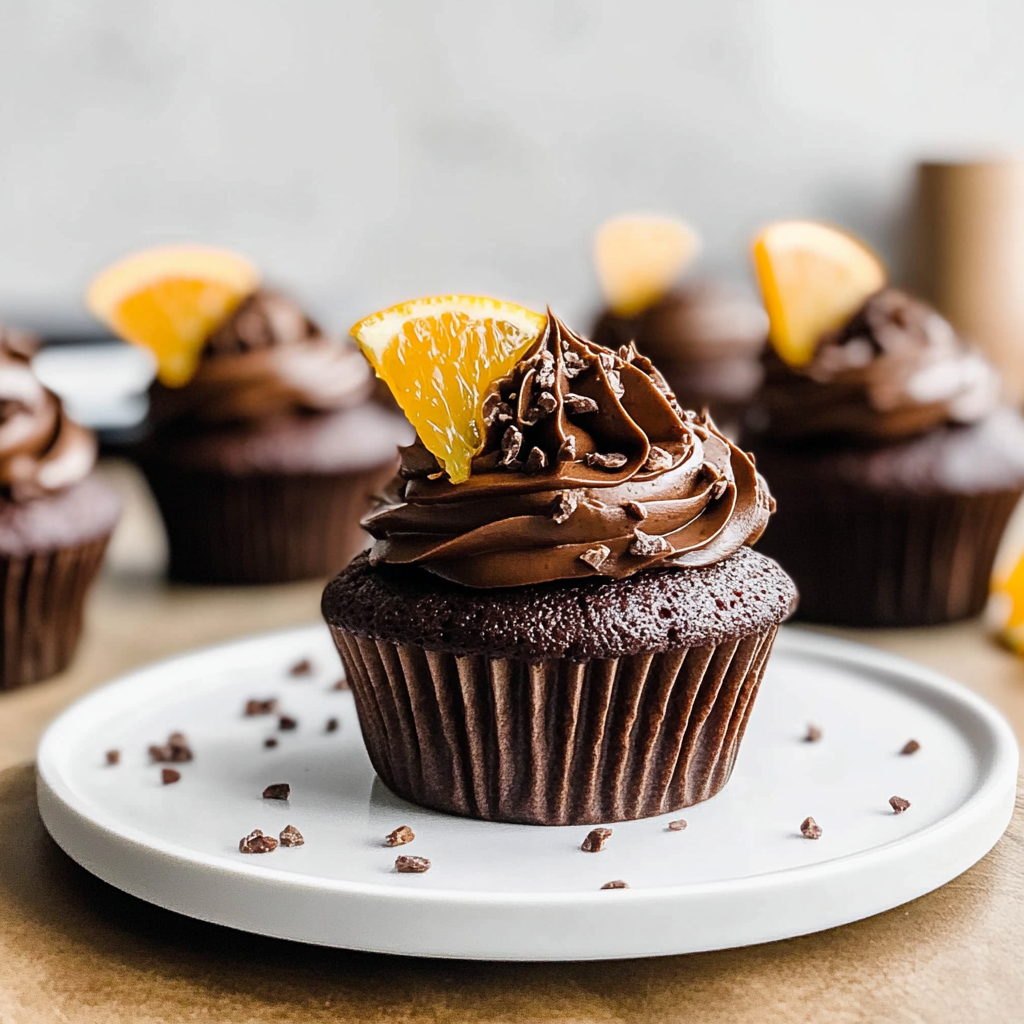 Recipe preparation for Chocolate Orange Cupcakes