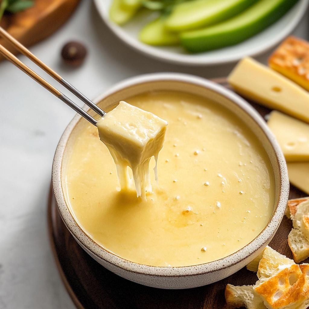 Recipe preparation for cheese fondue recipe