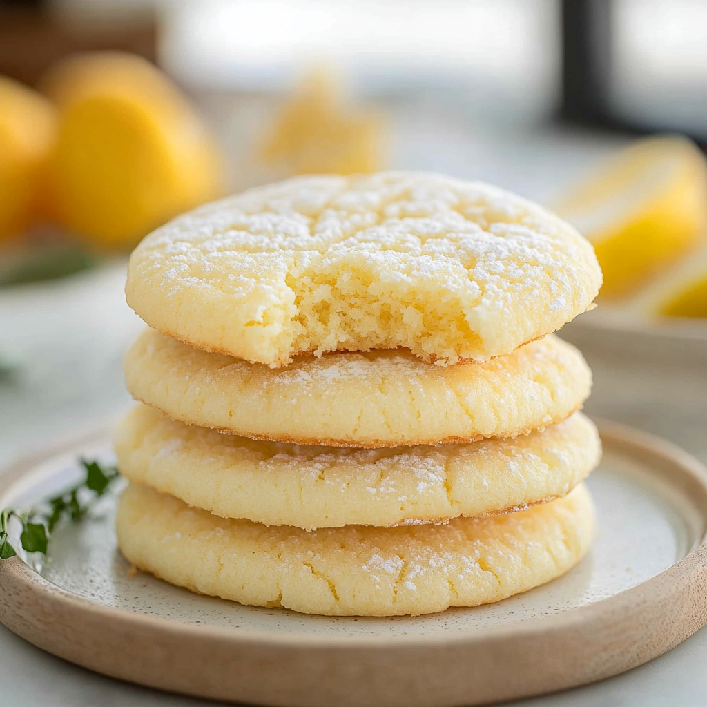 Recipe preparation for lemon sugar cookies
