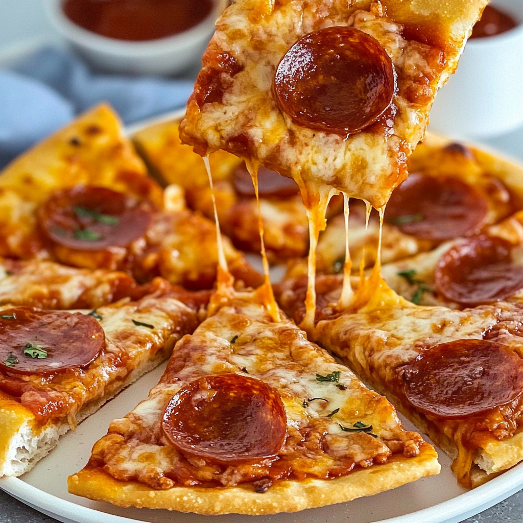 Recipe preparation for pizza dippers