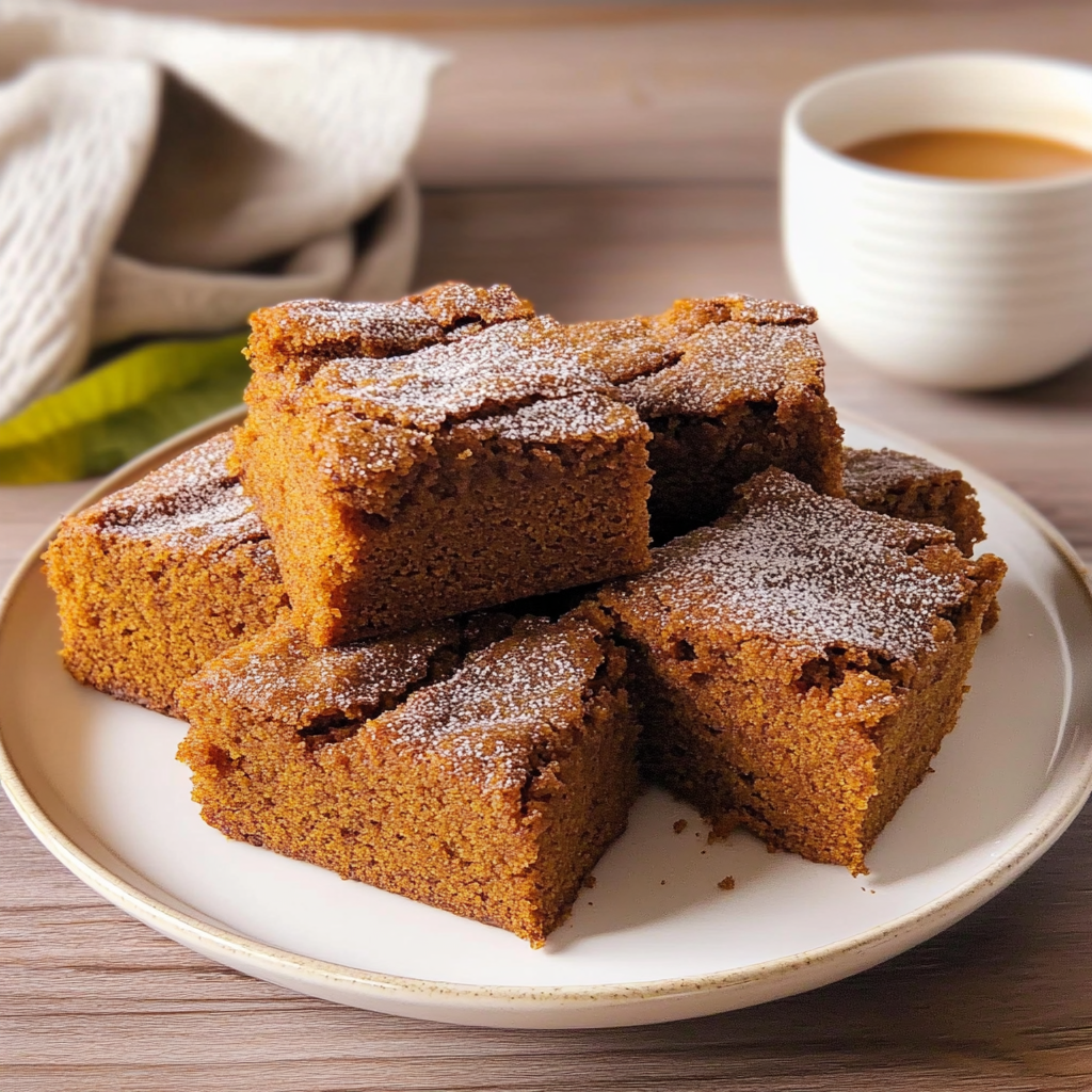 Recipe preparation for Pumpkin Snickerdoodle Blondies