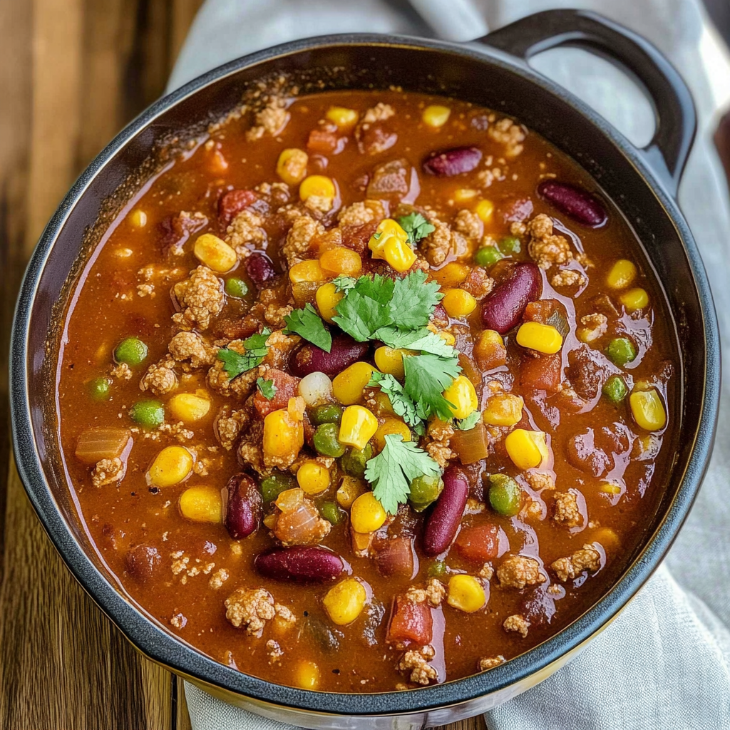 Recipe preparation for taco soup
