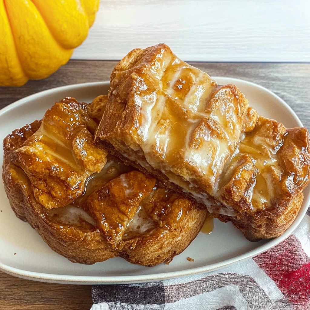 Recipe preparation for Pumpkin Pull-Apart Bread