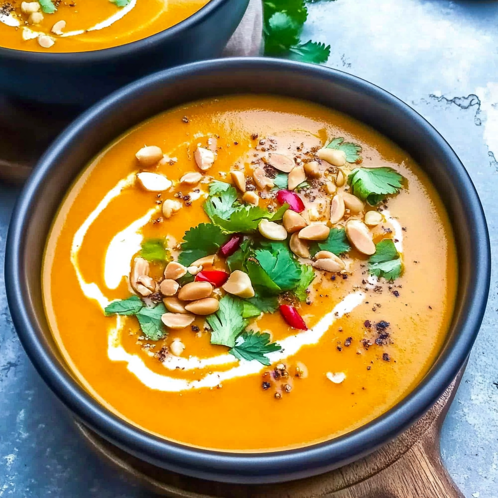 Recipe preparation for Spiced Pumpkin Soup