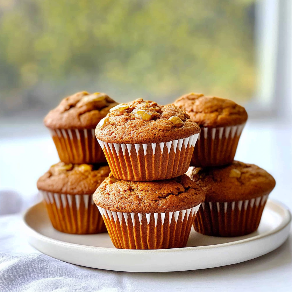 Recipe preparation for Spiced Pumpkin Muffins