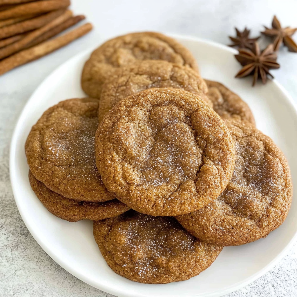 Recipe preparation for pumpkin snickerdoodle cookies