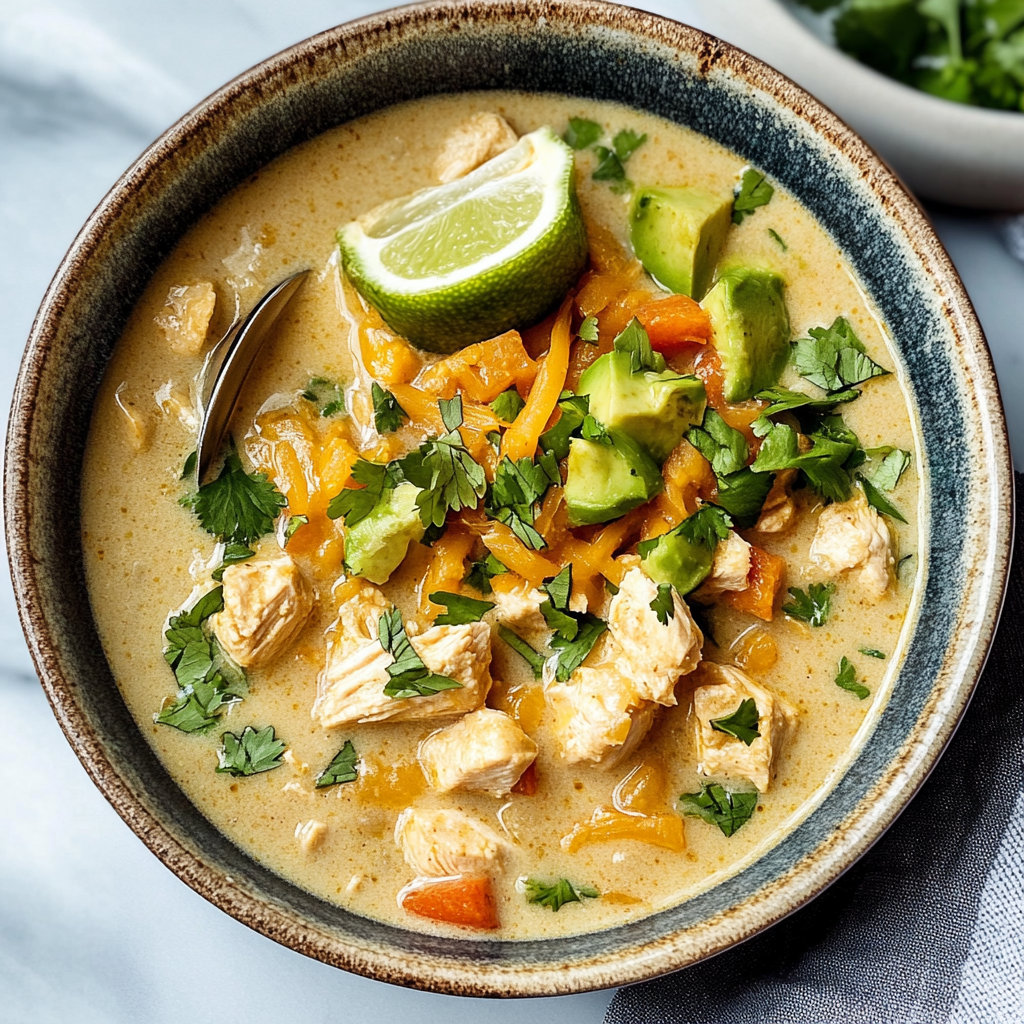 Recipe preparation for creamy white chicken chili
