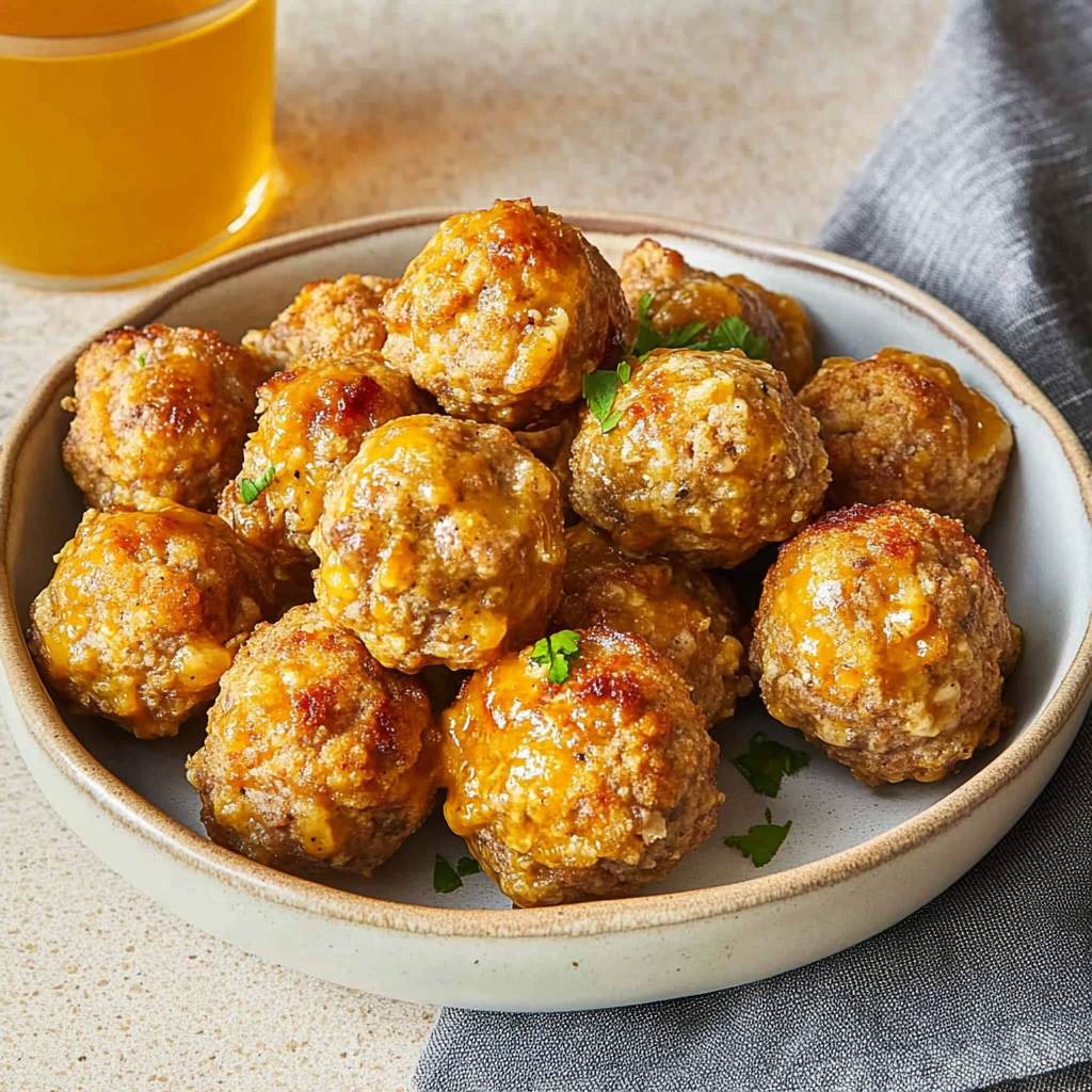 Recipe preparation for Sausage Balls