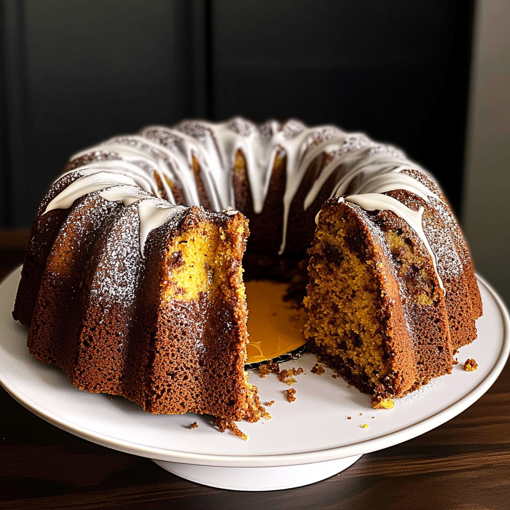 Recipe preparation for Tiramisu Bundt Cake