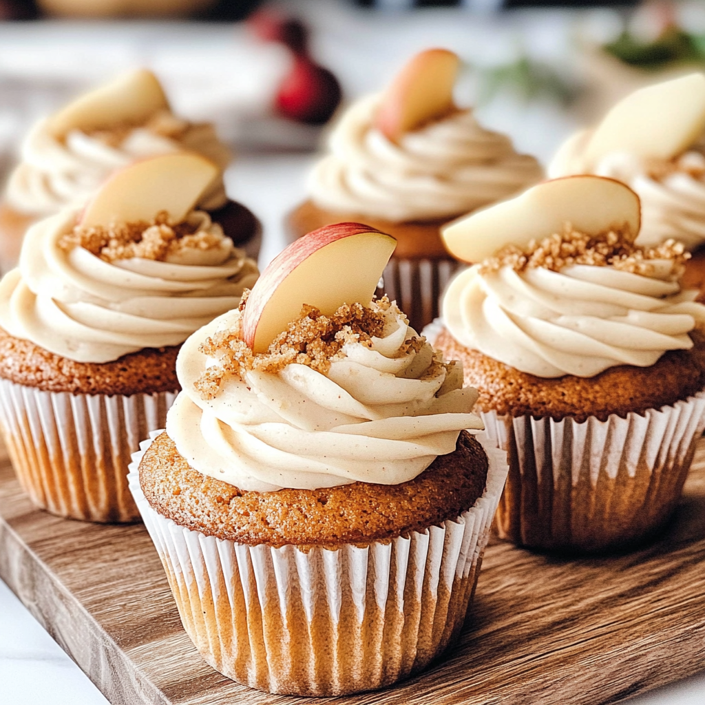 Recipe preparation for Apple Cider Cupcakes