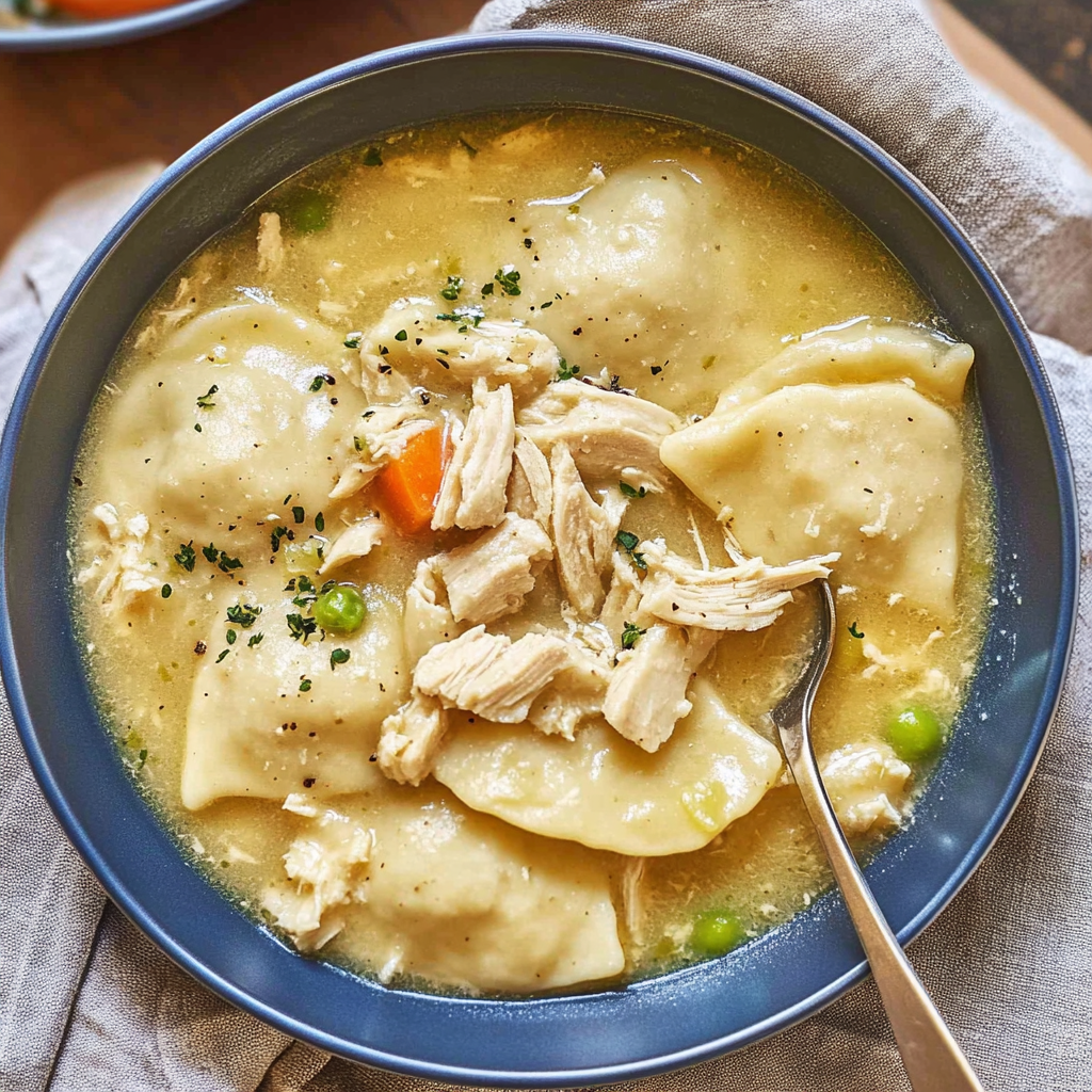 Recipe preparation for Slow Cooker Chicken and Dumplings