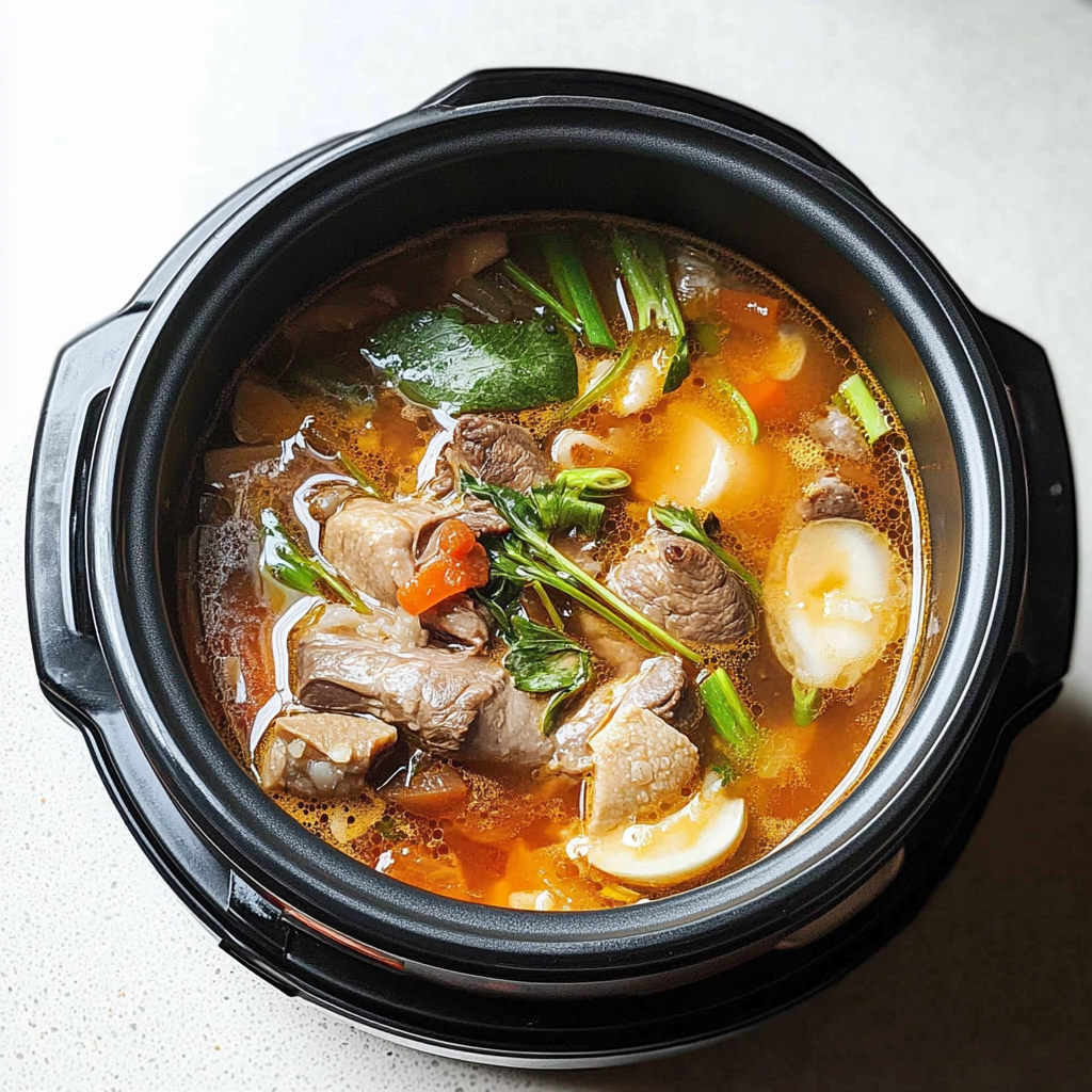 Recipe preparation for Instant Pot beef Bone Broth