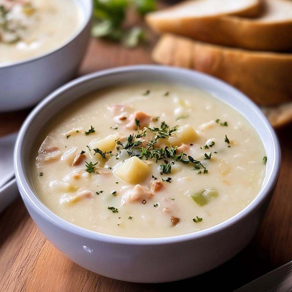 Recipe preparation for Instant Pot Clam Chowder