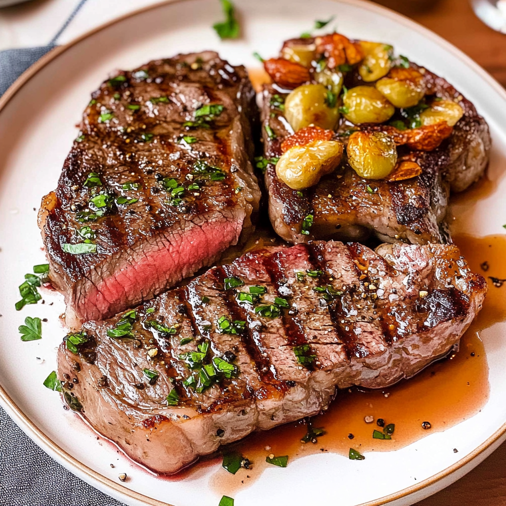 Recipe preparation for sirloin steak