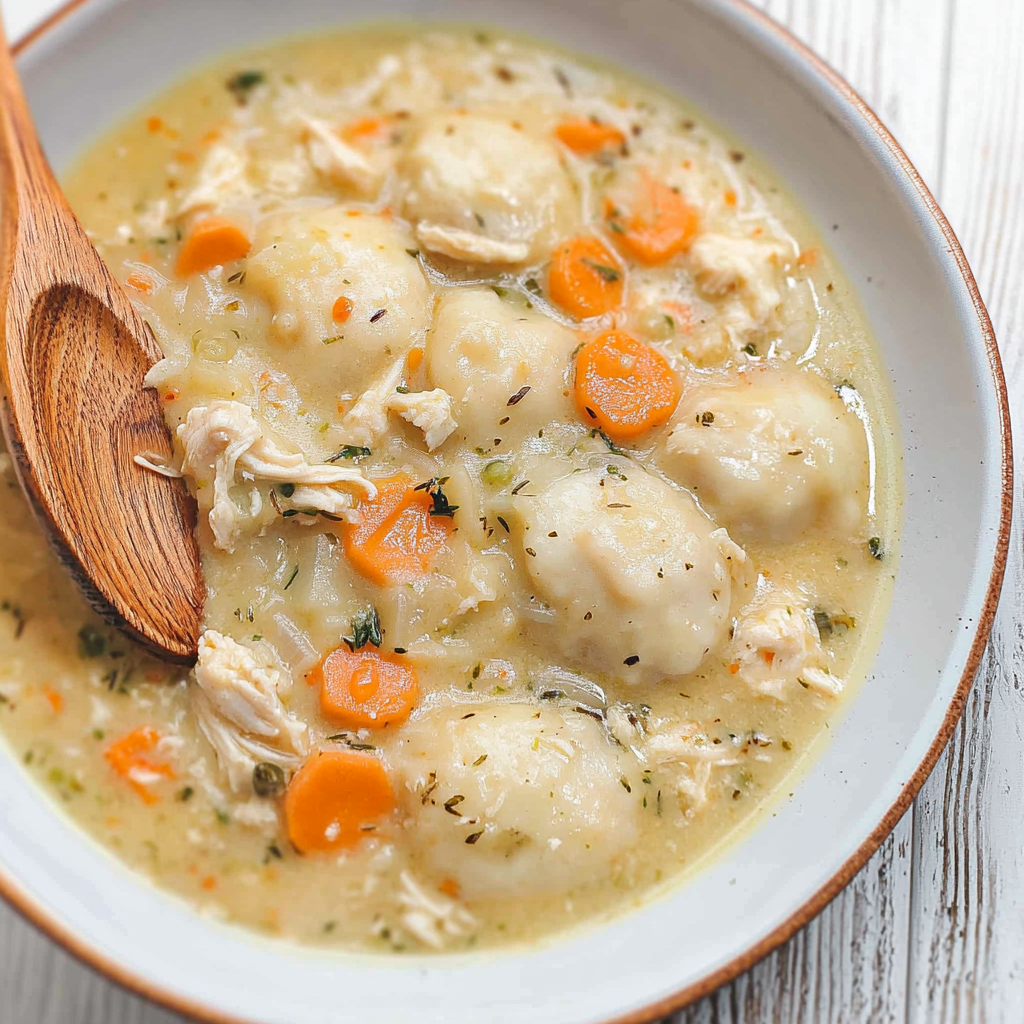 Recipe preparation for Instant Pot Chicken and Dumplings